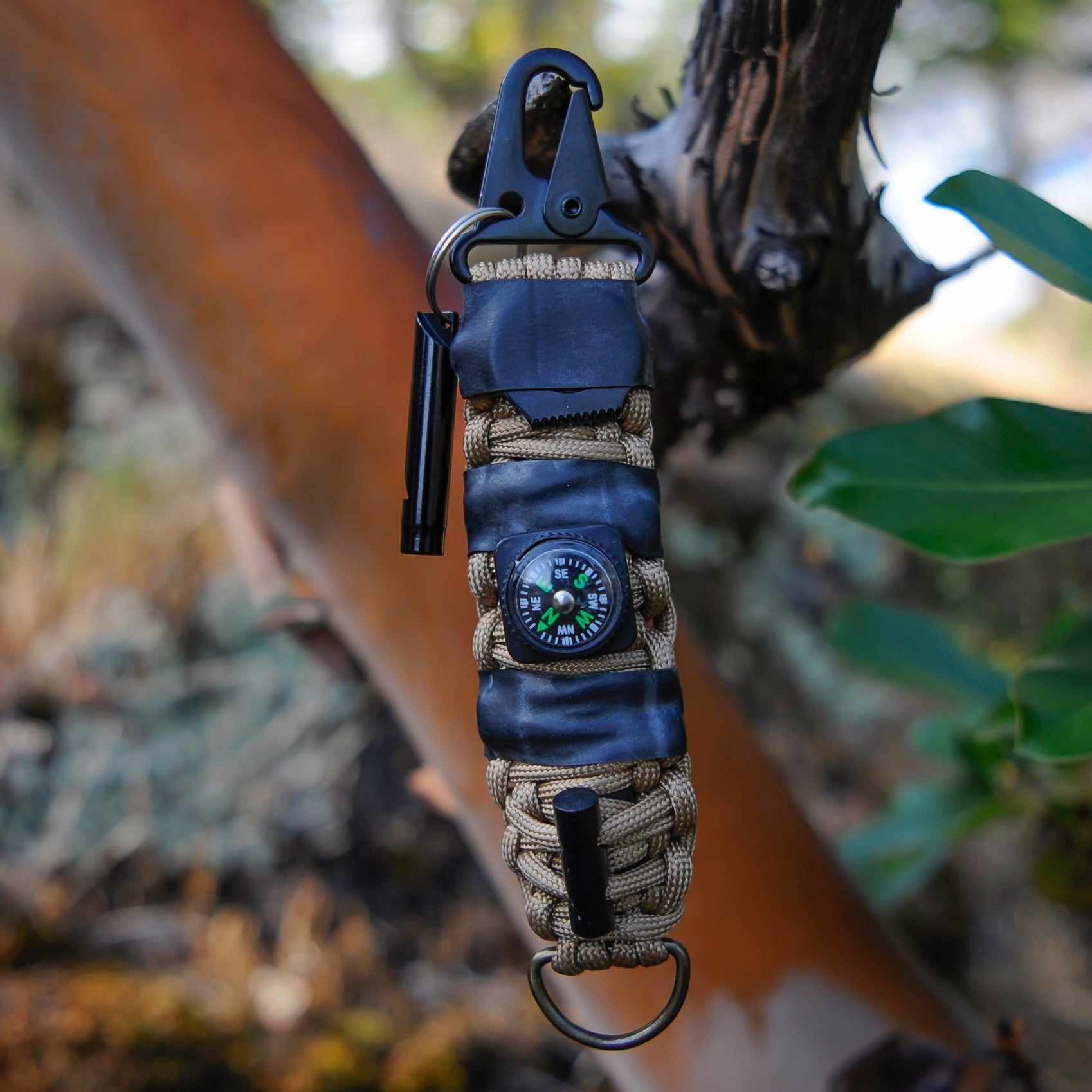 13 in 1 Paracord Survival Clip On, Survival Gear