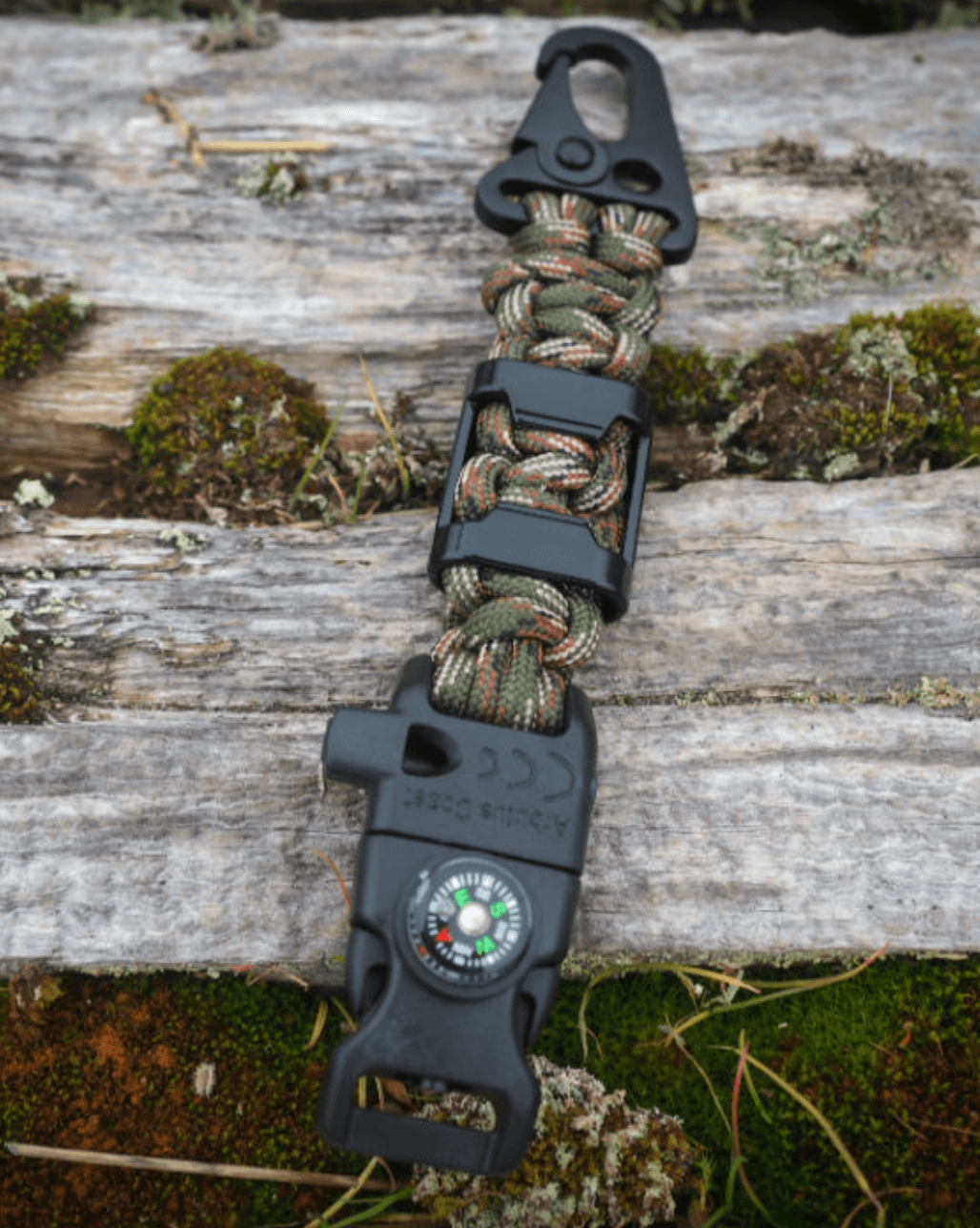 Outdoor survival paracord sale bracelet