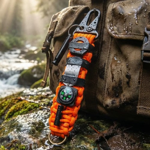 13 in 1 Paracord Survival Clip On