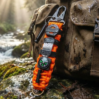 13 in 1 Paracord Survival Clip On