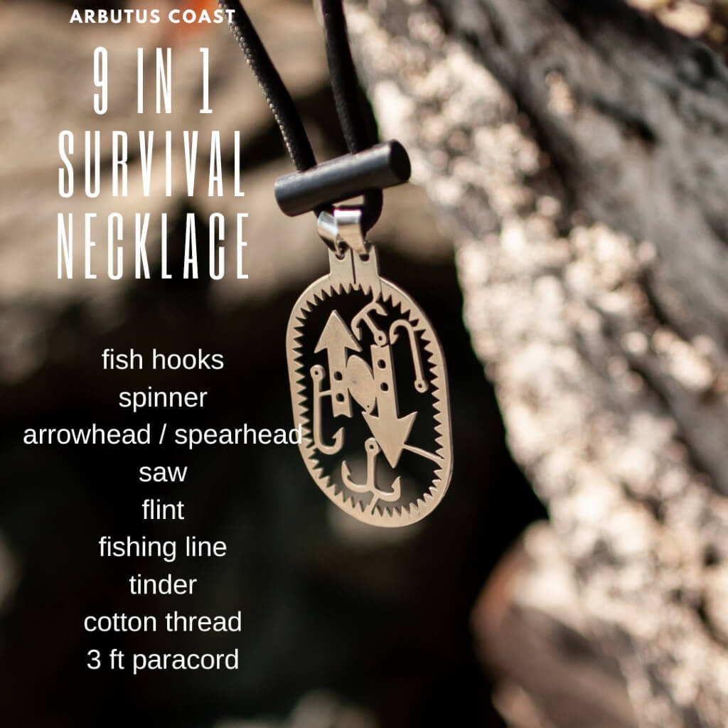 9 in 1 Survival necklace