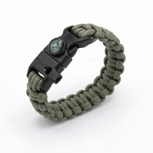 5 in 1 Paracord Bracelet (Kaki)
