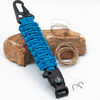 10 in 1 Paracord  Survival Clip On- (Blue)
